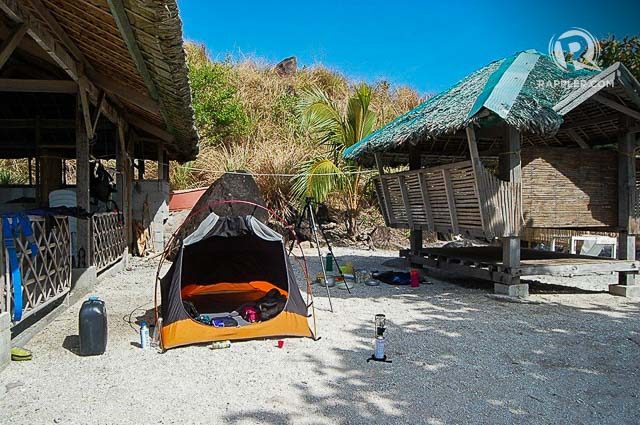 CAMPING. Though there is a resort in Sambawan with basic accommodations, you can camp also to save on costs. Photo by Elizur Orejola 