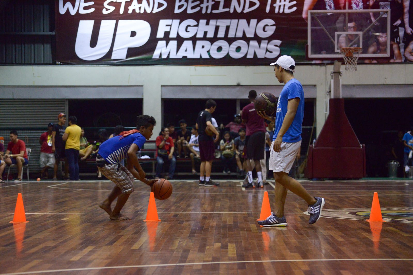 IN PHOTOS: UP Fighting Maroons team up with Lumad in #Manilakbayan game
