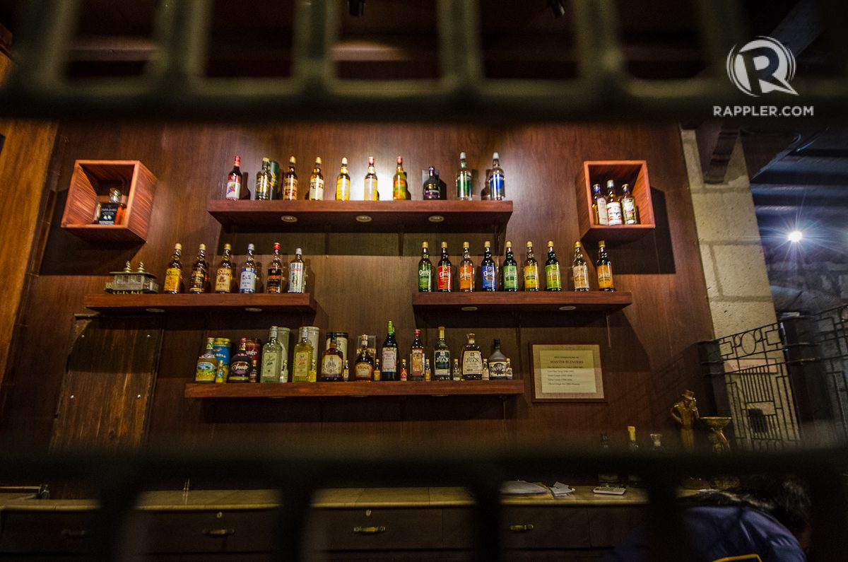 THE BAR. Visitors can opt to have drink a tasting as part of their tour of the Distileria Limtuaco Museum.  