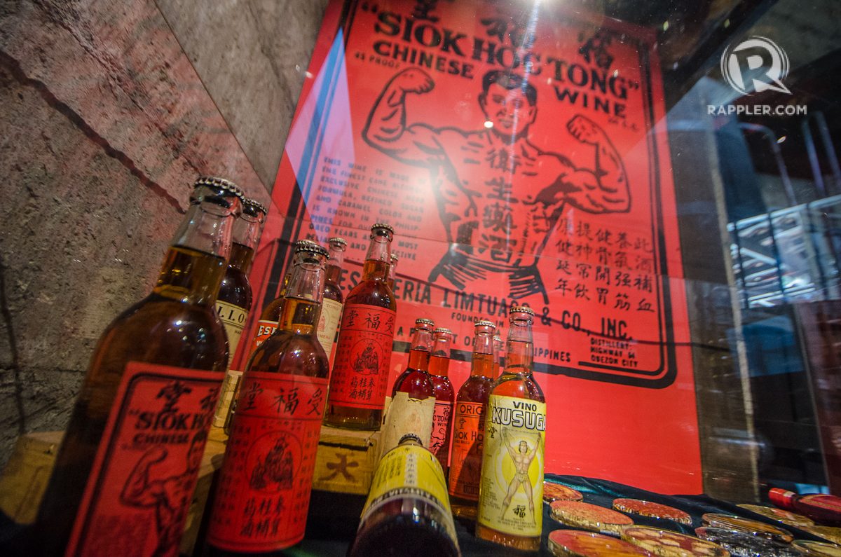 SIOKTONG HERBAL WINE. The original See Hok Tong wine is available at Distileria Limtuaco Museum.  