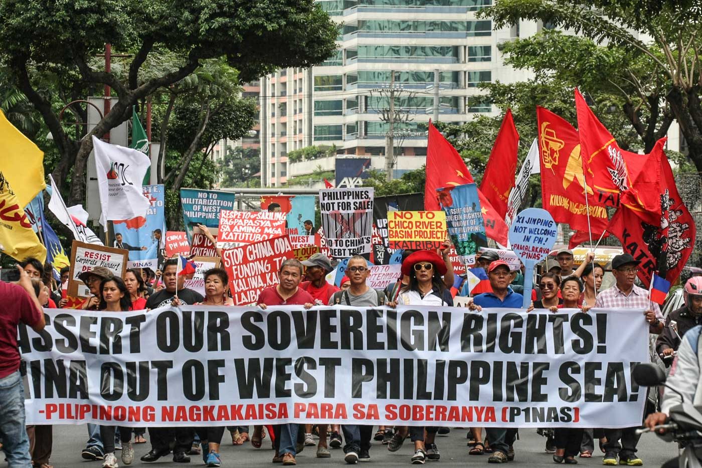 IN PHOTOS: Groups to Xi Jinping: ‘Stay out of West PH Sea’