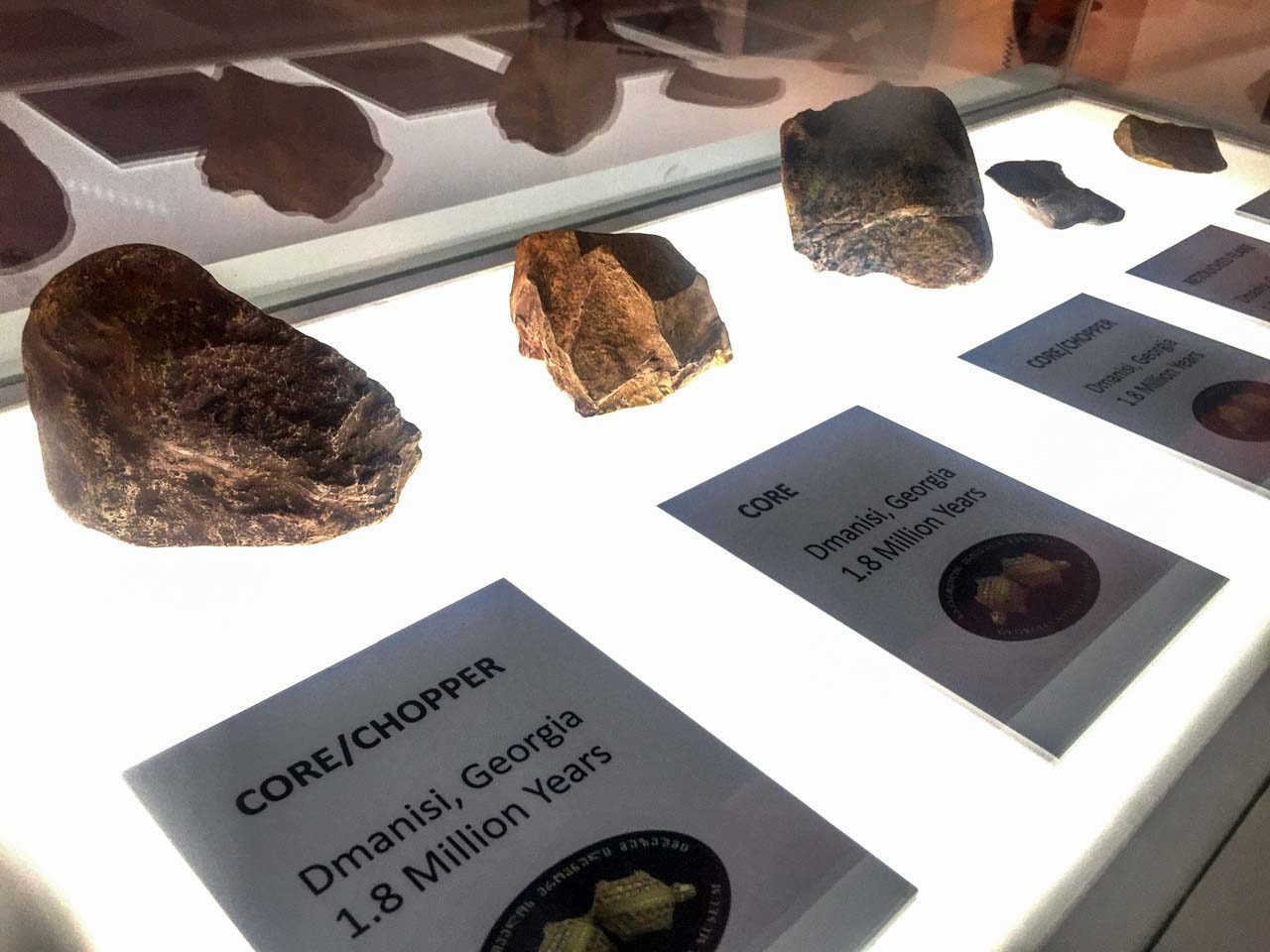 ANCIENT TOOLS. Artifacts that are part of the 'First Humans Out of Africa' exhibit, currently at the Ateneo de Manila University. Photo by Shaira Panela 