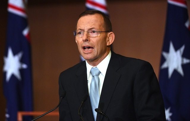 PM Australia Tony Abbott dilengserkan
