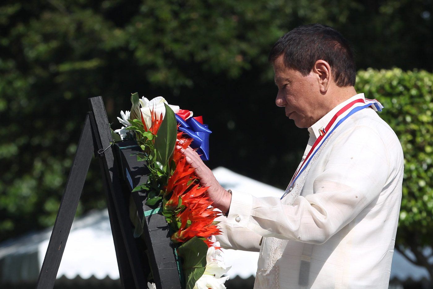 On Bonifacio Day, Duterte calls for liberation from crime, terror