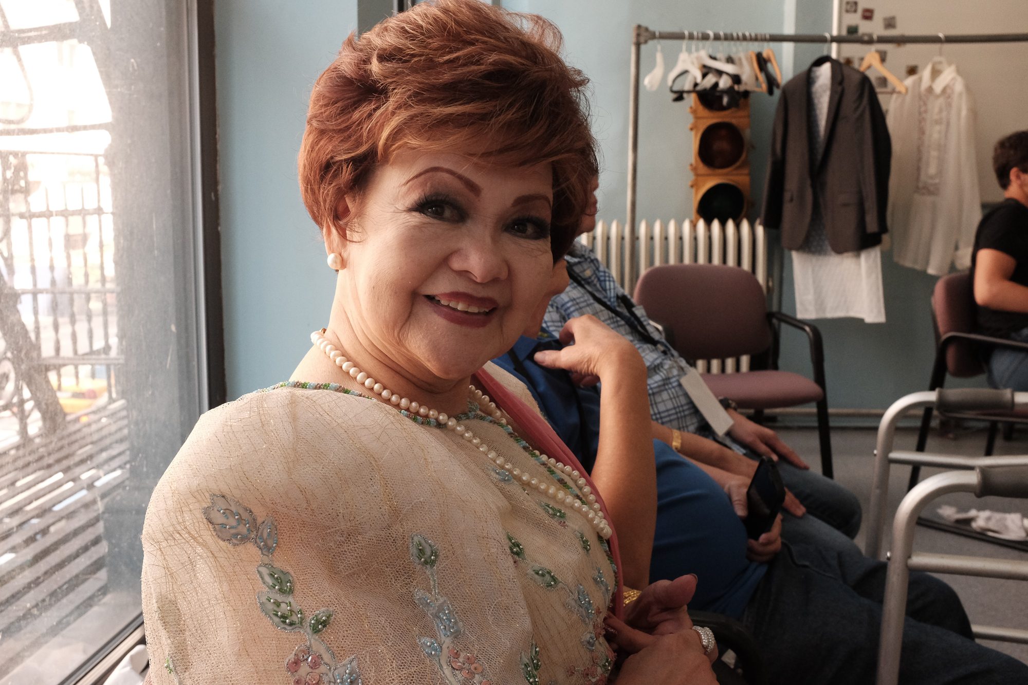 CLASSIC. Sylvia La torre, known for her classical songs waits for her turn to perform.  