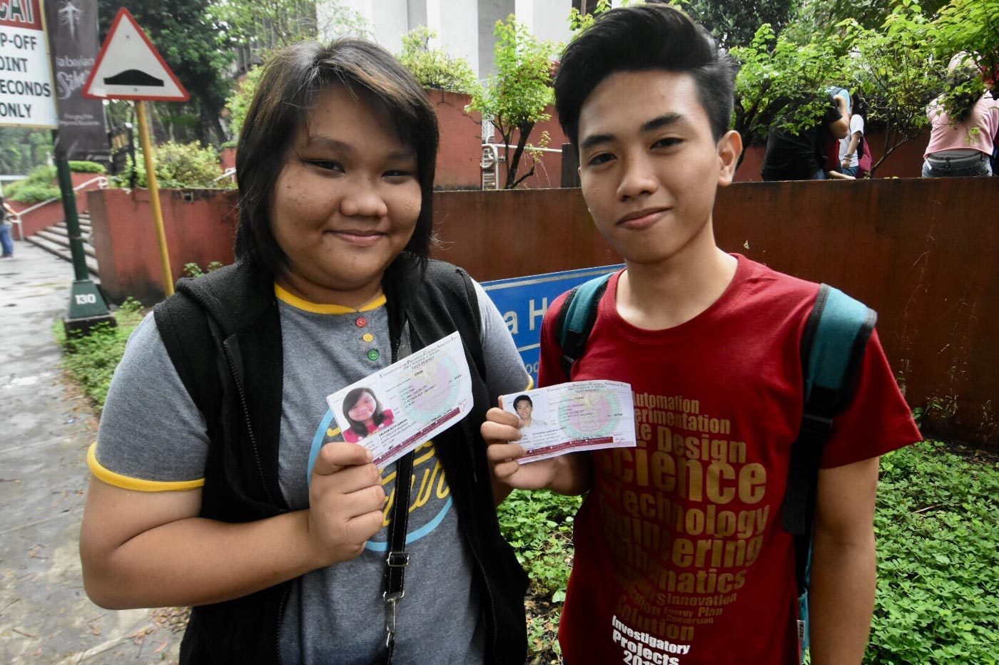 PREAPARED. These two UPCAT takers say they did everything to prepare for the exam. They say they'll try their best to be in the roll of successful takers because choosing UP is choosing a brighter future.   