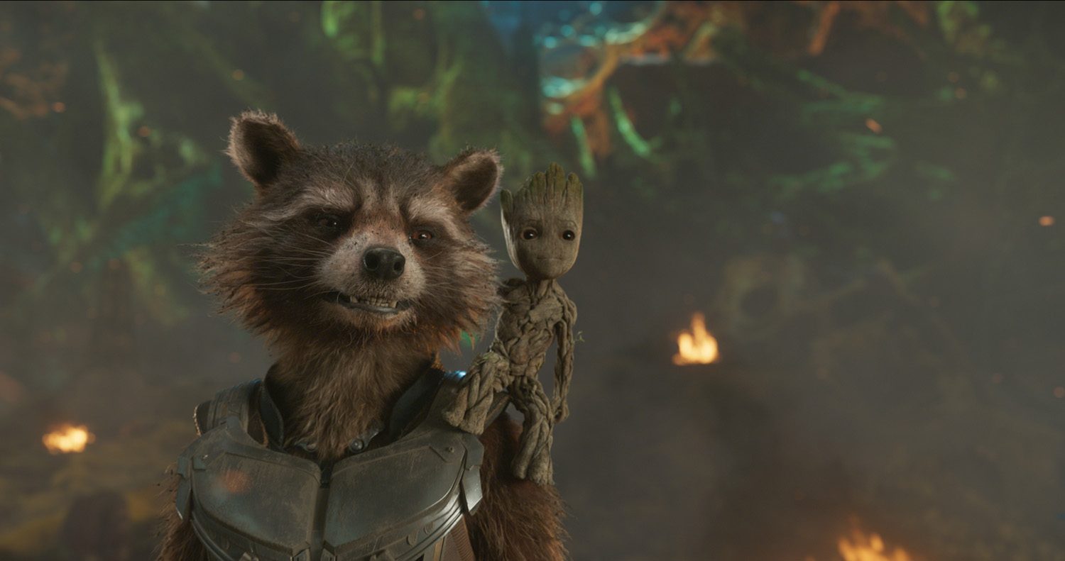 ROCKET AND GROOT. In 'Guardians Of The Galaxy Vol. 2,' Rocket and Groot are voiced by Bradley Cooper Vin Diesel. Photo courtesy of Walt Disney Studios Motion Pictures 