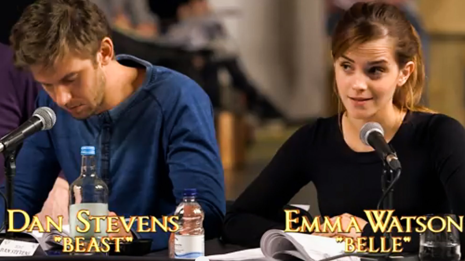 WATCH: A peek at Emma Watson, Dan Stevens reading ‘Beauty and the Beast’ scenes