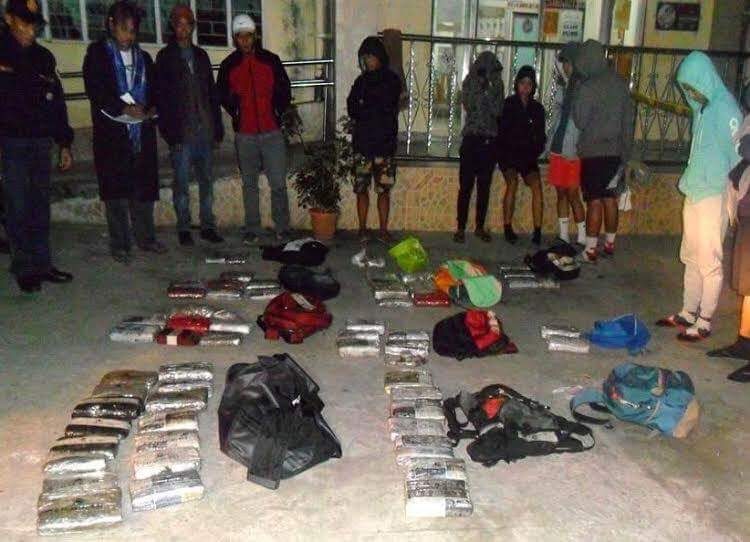 15 students caught with marijuana bricks in Mountain Province