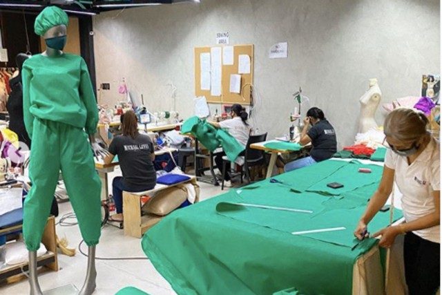 Fashion designers sew masks, PPEs for coronavirus frontliners