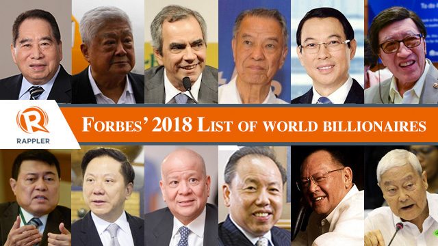 Henry Sy still leads Filipinos on Forbes’ 2018 billionaires list