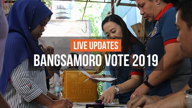 LIVE UPDATES: Bangsamoro Organic Law Plebiscite