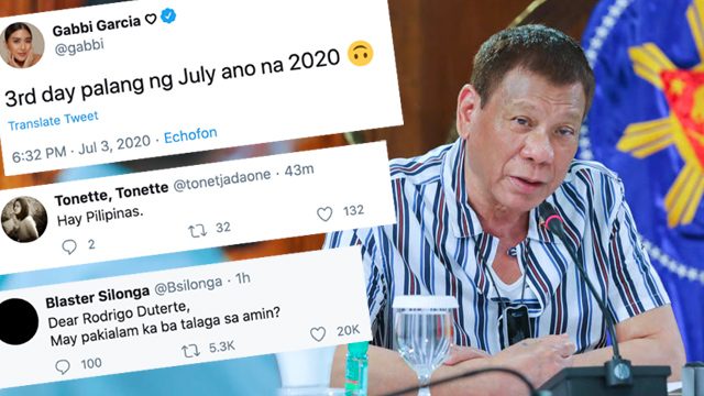 ‘Dear Duterte, may paki ka ba sa amin?’: Celebrities, artists react to anti-terror law