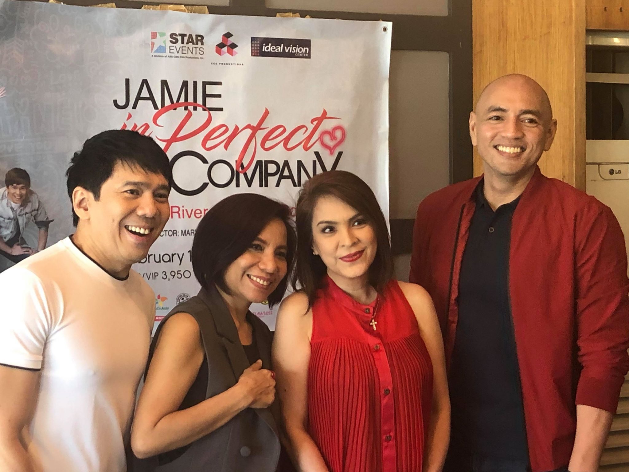 PERFECT COMPANY. Jamie Rivera and members of the Company. Photo from ABS-CBN PR 