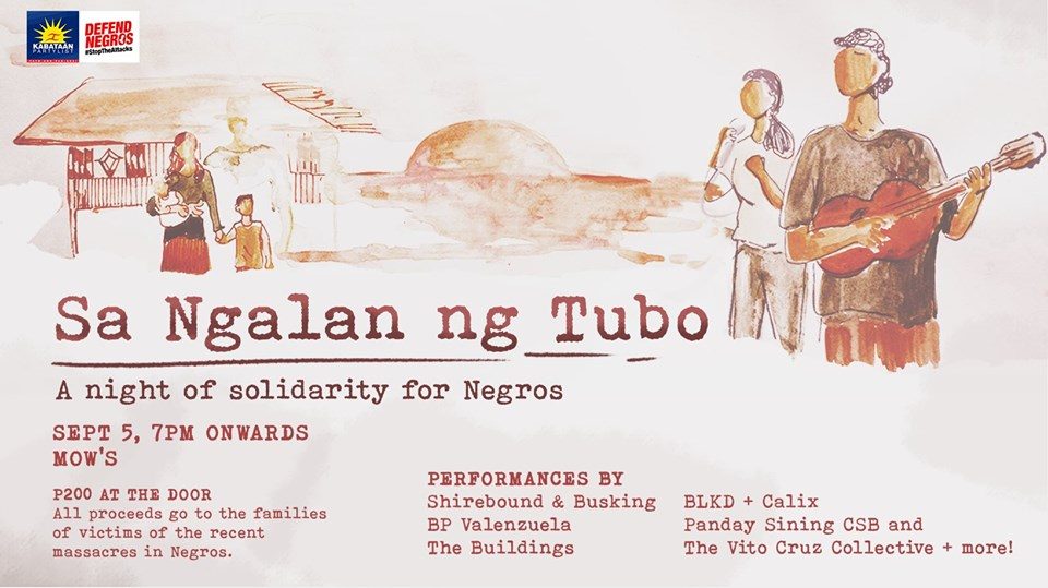 BP Valenzuela, BLKD + Calix, more artists to perform in gig for victims of Negros killings