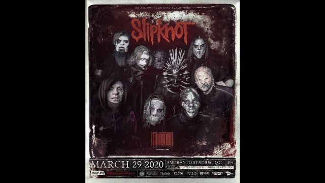 Slipknot is heading to Manila in 2020