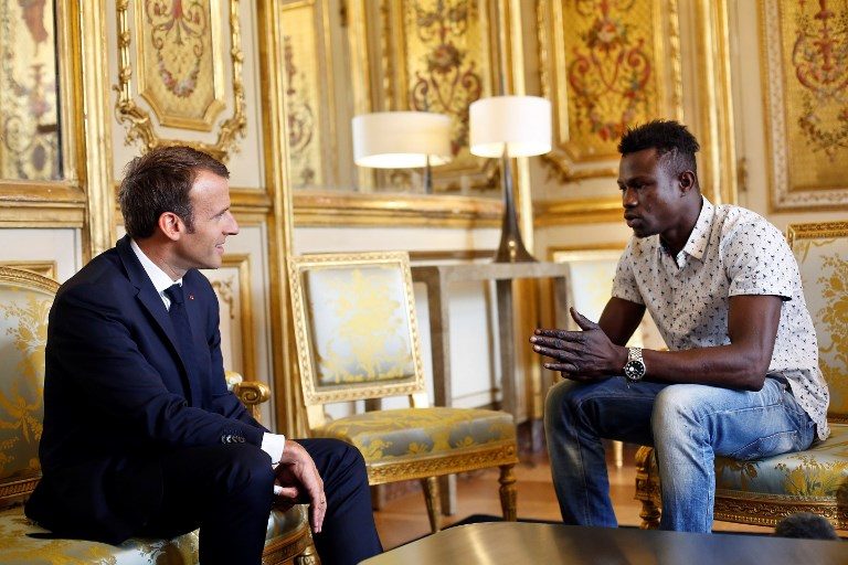 Migrant ‘Spiderman’ who saved child praised by France’s Macron