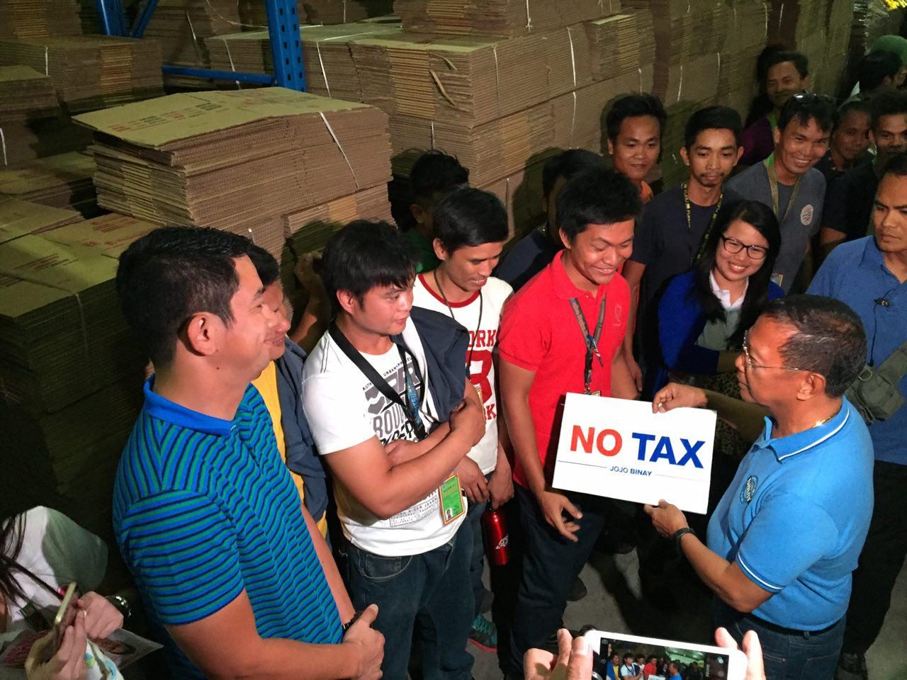In Pampanga, Binay campaign goes sectoral