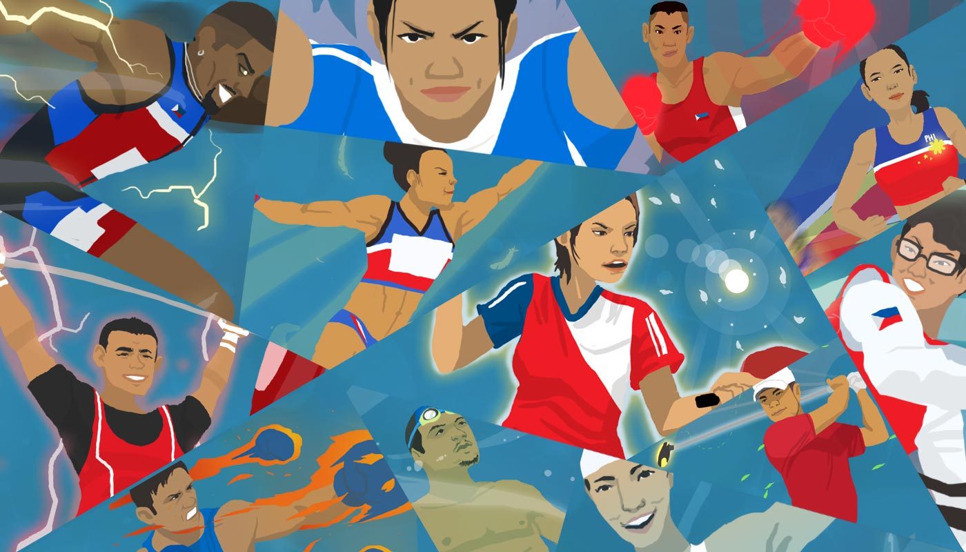 13 Olympians, 13 Filipino superheroes