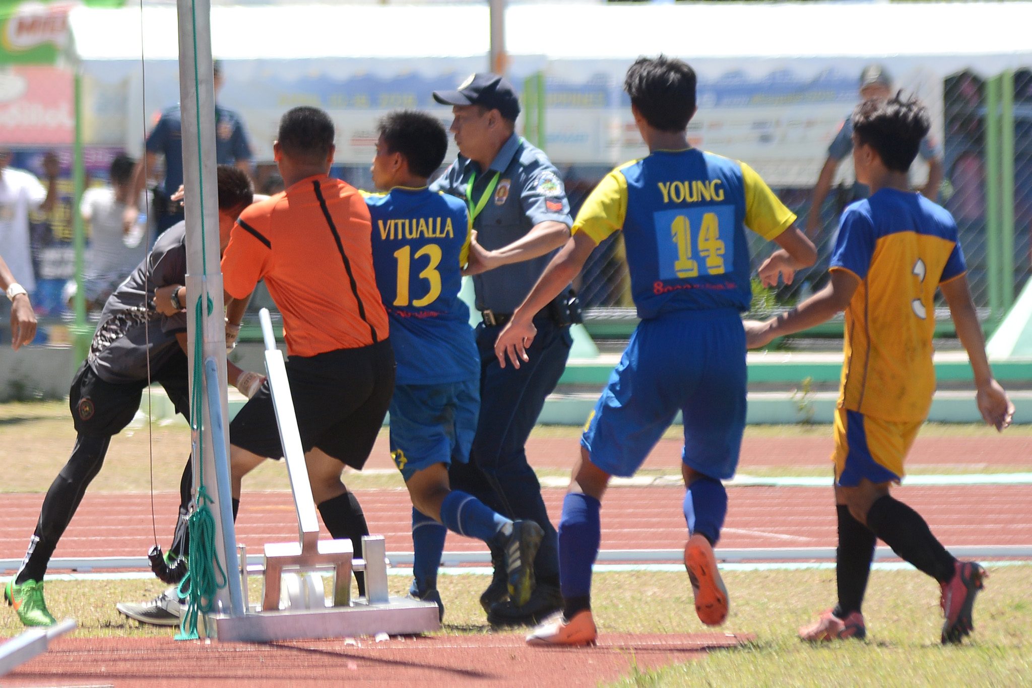NCR cops secondary boys football title in heated Palaro final