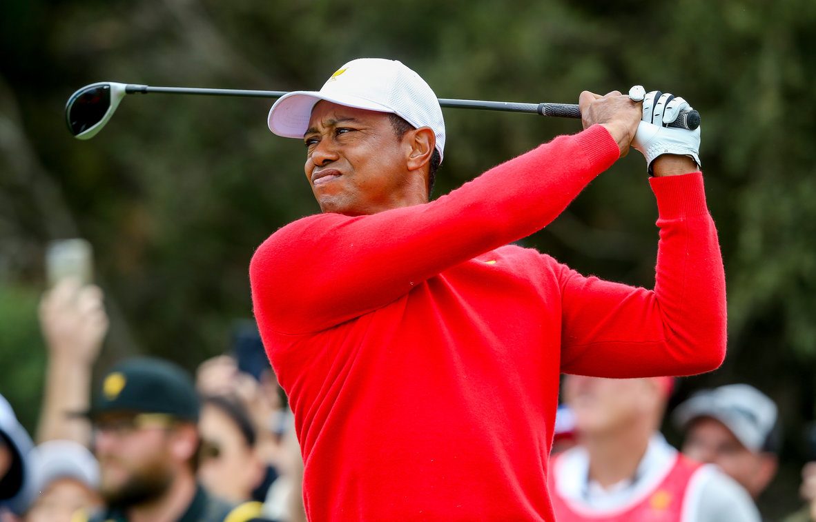 Tiger Woods. Photo by Tim Carrafa/EPA-EFE
 