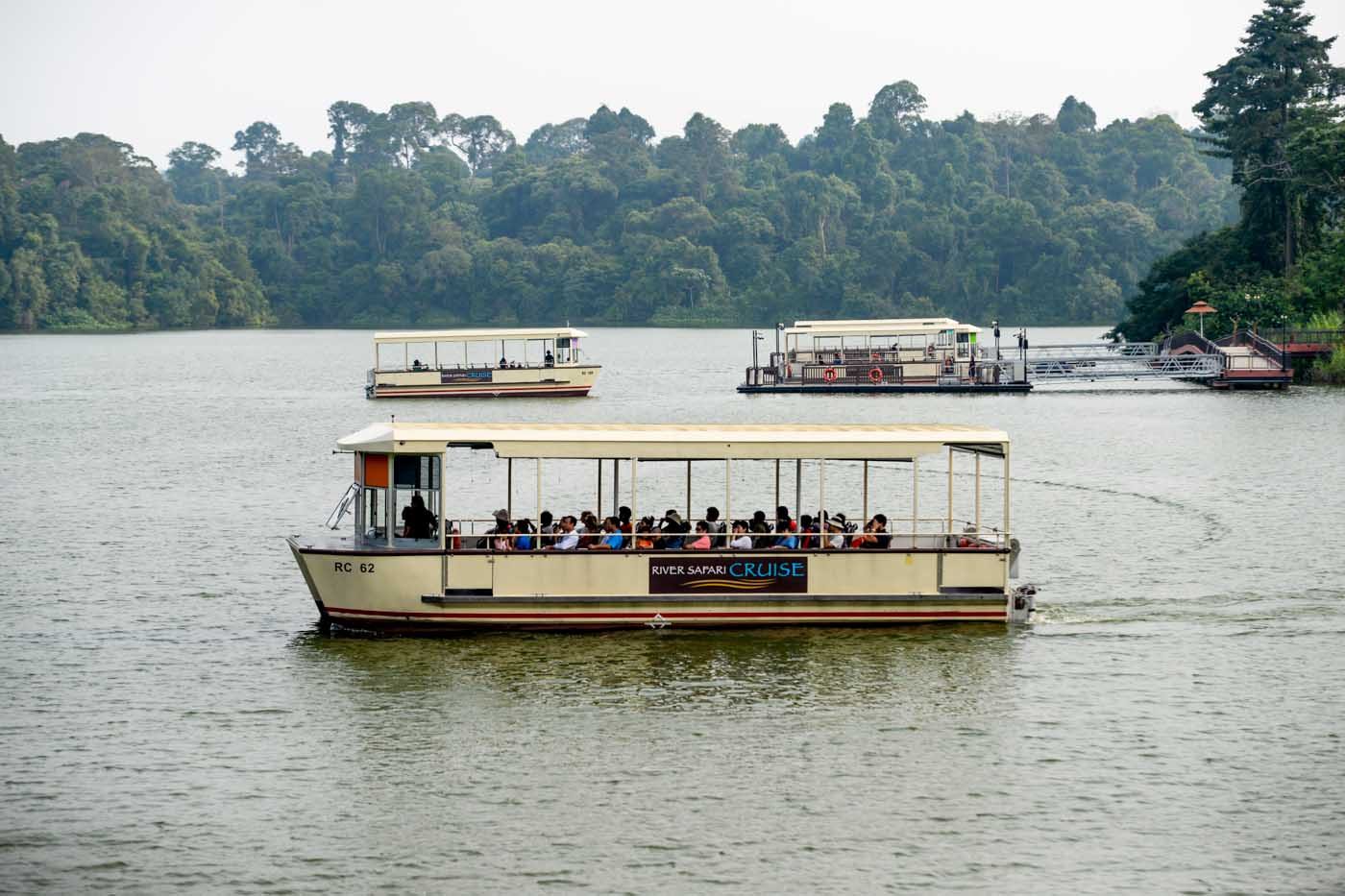 BOAT TOUR. 15% of the River Safari is toured on a boat. The rest of the attractions must be visited by foot. Photo by Alecs Ongcal/Rappler 