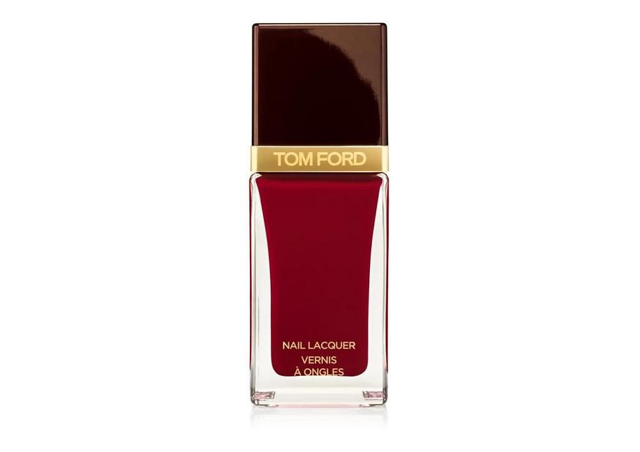 ON FIRE. Tom Ford nail lacquer in Smoke Red. Photo from tomford.com 