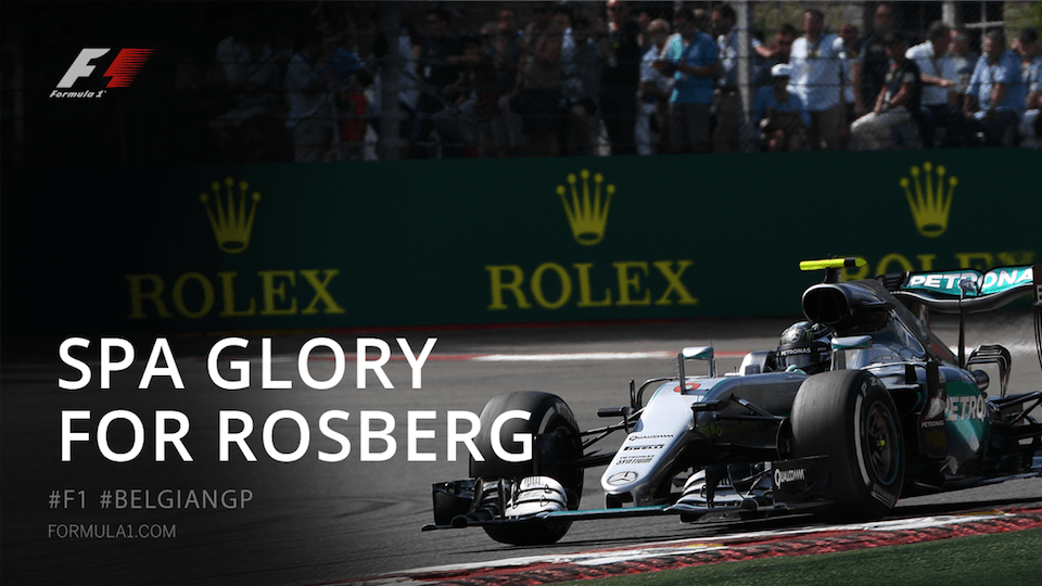 Hasil Formula 1: Nico Rosberg tercepat di GP Belgia