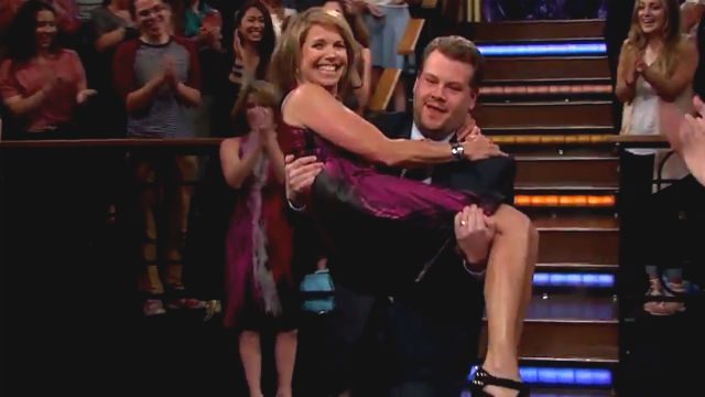 WATCH: Katie Couric pranks James Corden on ‘Late Late Show’