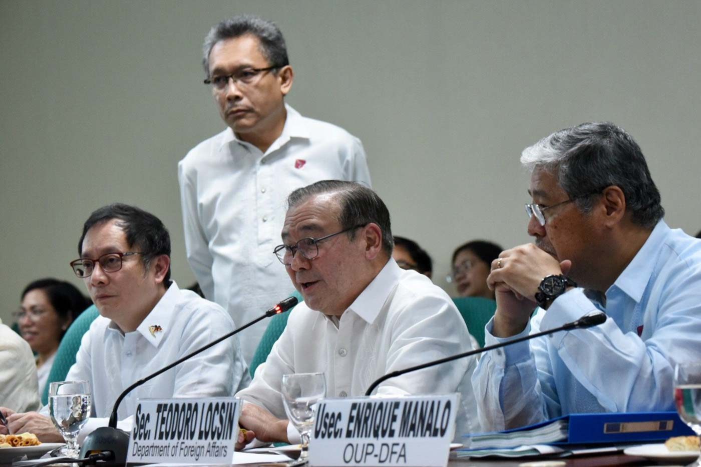 At DFA budget hearing, Locsin appeals for more DND funds