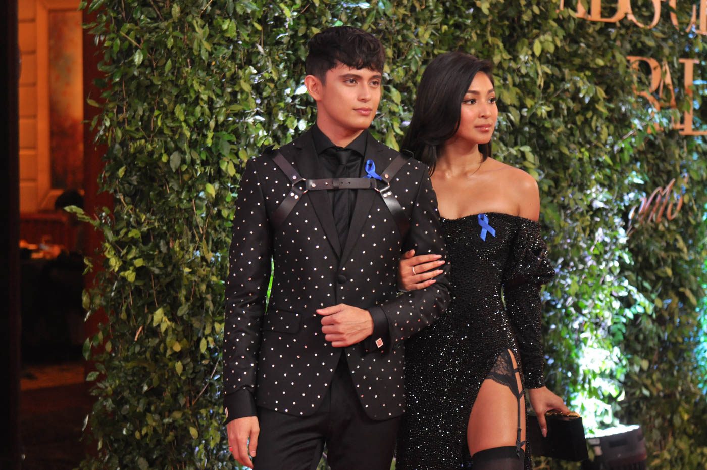 RED CARPET READY. James Reid and Nadine Lustre attend the ABS-CBN Ball for the first time in 2018. File photo by Jay Ganzon/Rappler 