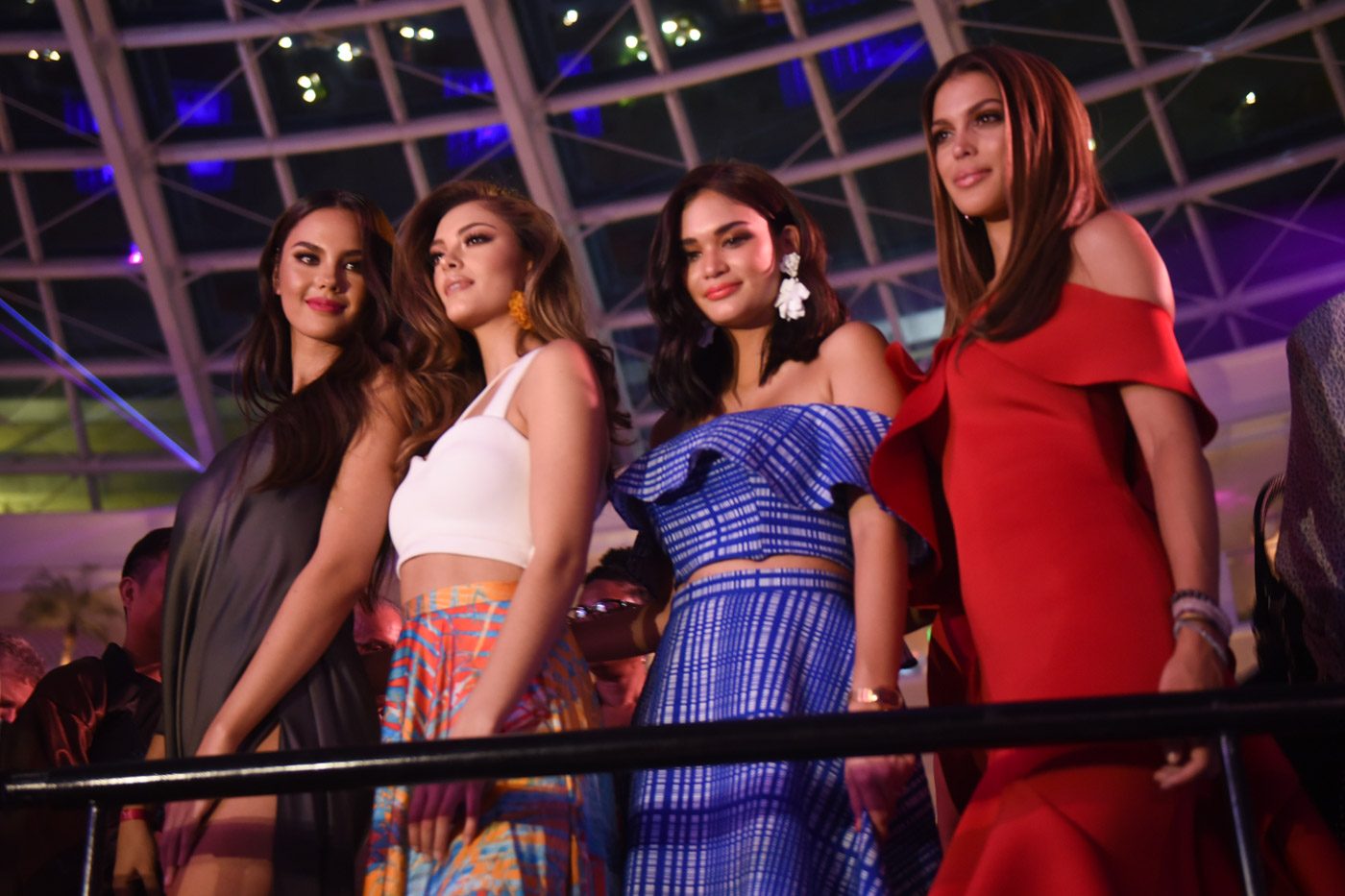 RADIANT QUEENS. Will Catriona Gray join the ranks of Demi-Leigh Nel-Peters, Pia Wurtzbach, and Iris Mittenaere soon? Photo by Alecs Ongcal/Rappler  