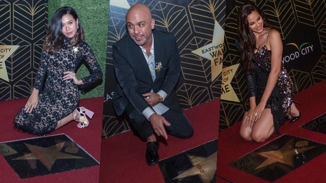 IN PHOTOS: Catriona Gray, Rachelle Ann Go, Jo Koy get stars at Eastwood Walk of Fame