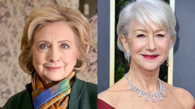 FESTIVAL GUESTS. Former US State secretary Hlllary Clinton and British actress Helen Mirren are expected to be among the guest in the Berlin Film Festival. File photos by  Michael Loccisano/ Jon Kopaloff/Getty Images/AFP 