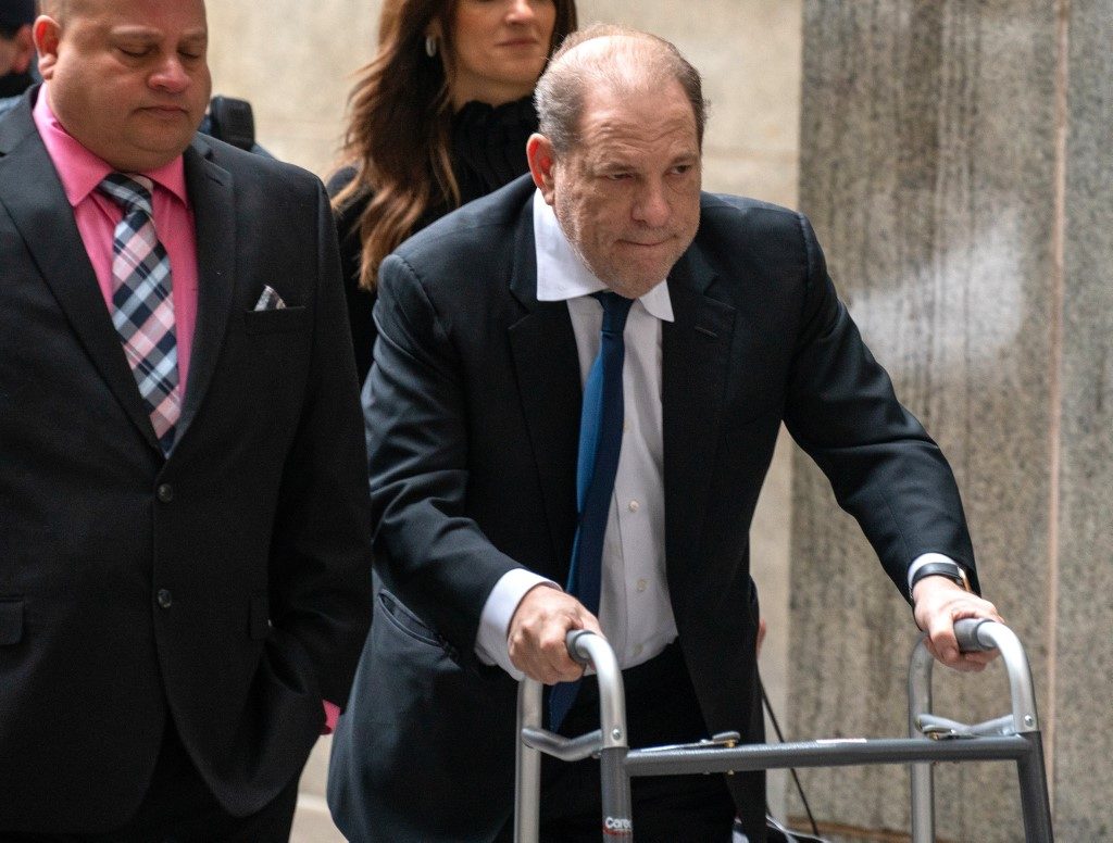 LONG WAY TO GO. File  shows  movie producer Harvey Weinstein arriving at criminal court in New York City. The #MeToo movement sparked by sexual assault charges against movie mogul Harvey Weinstein brought down many Hollywood celebrities, but insiders believe the entertainment industry has a long way to go to change its culture and handling of harassment. Photo by David Dee Delgado / GETTY IMAGES NORTH AMERICA / AFP 
