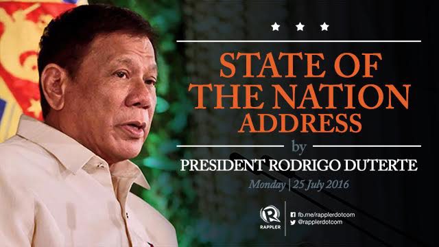 Highlights: The State of the Nation Address 2016