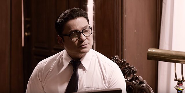 AHLI WARIS.  Gabby Concepcion memerankan Eraño Manalo dalam film 'Felix Manalo'.  Tangkapan layar dari YouTube/Viva Ent  
