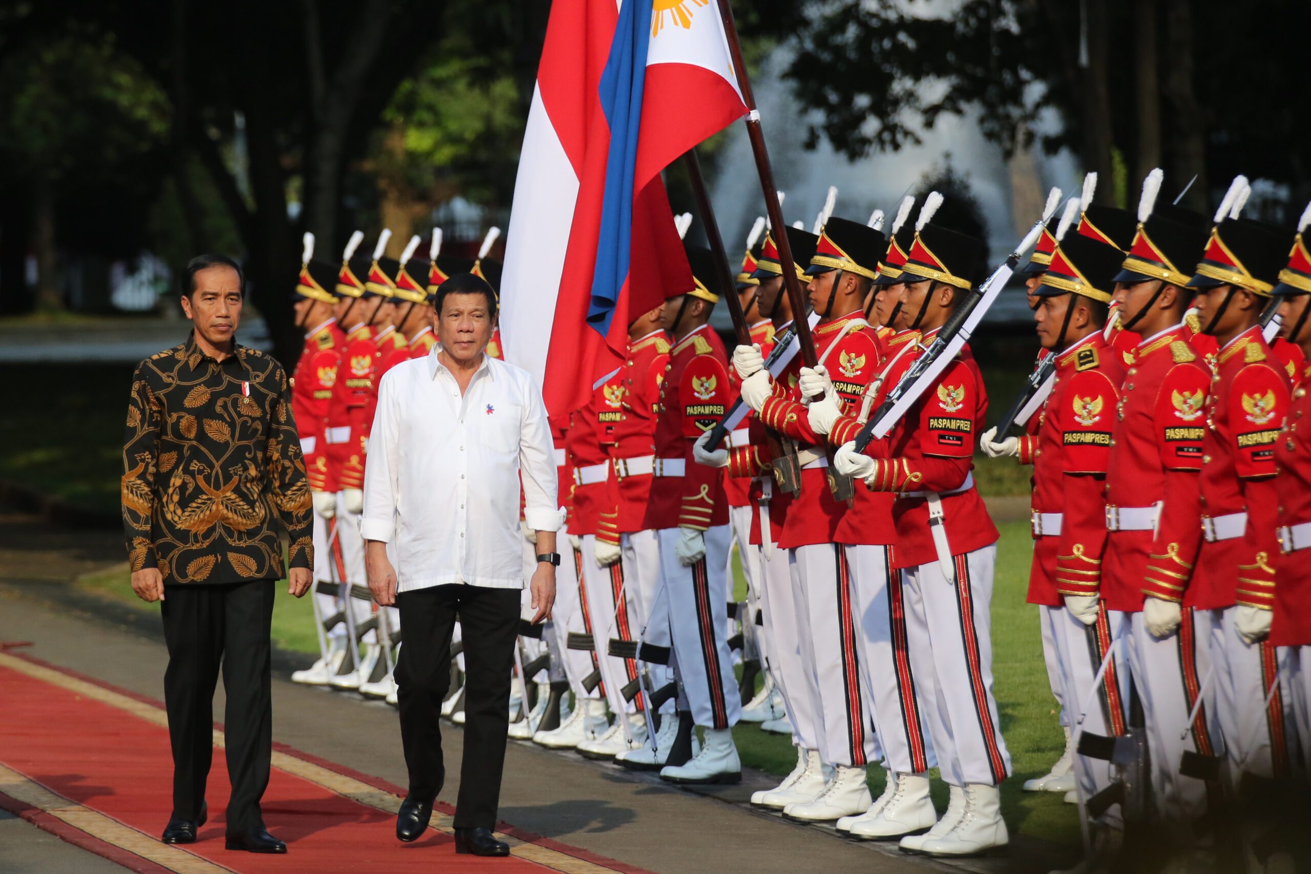 Indonesian President Jokowi arrives in Manila