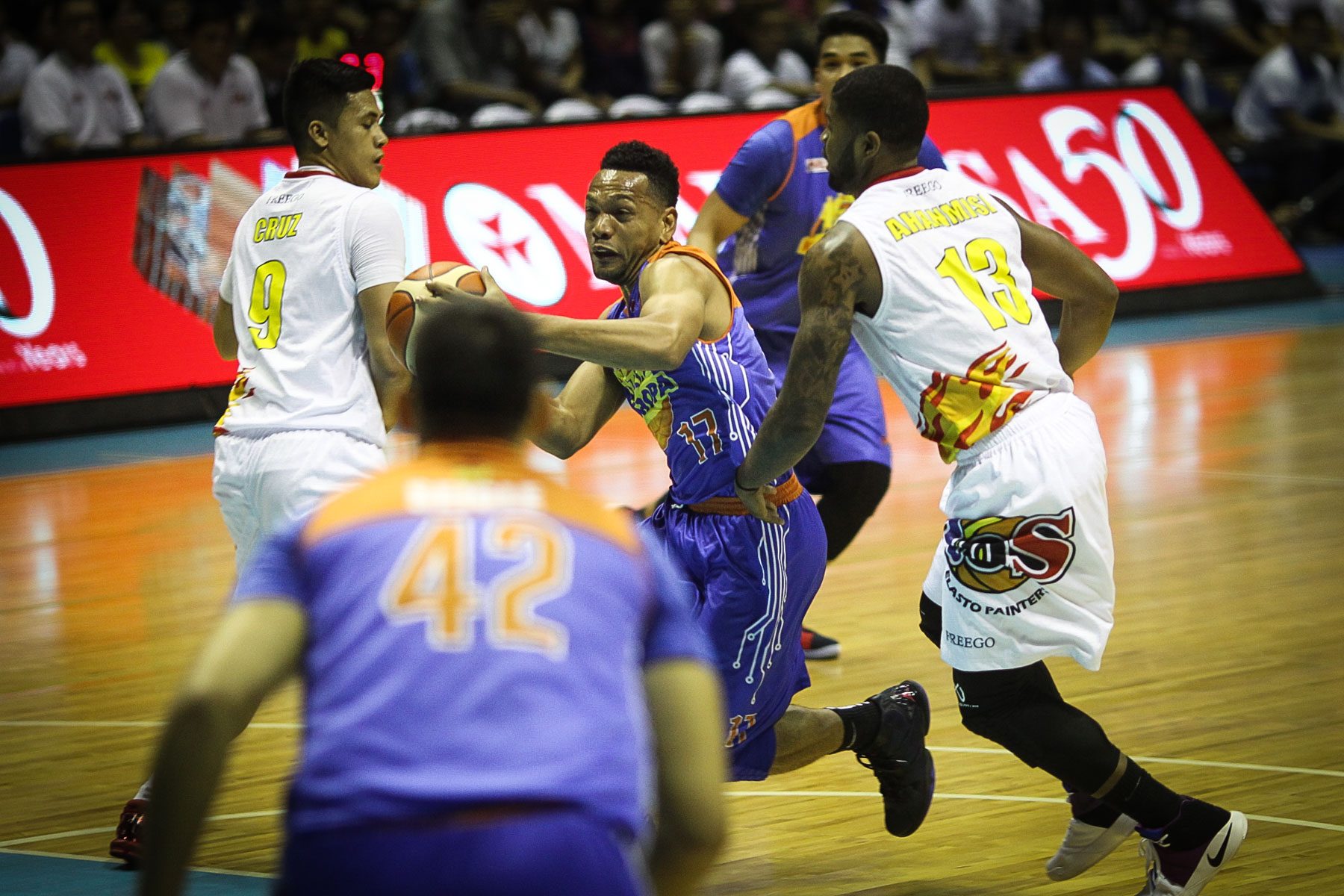 TNT comes back from double digits to stun Rain or Shine