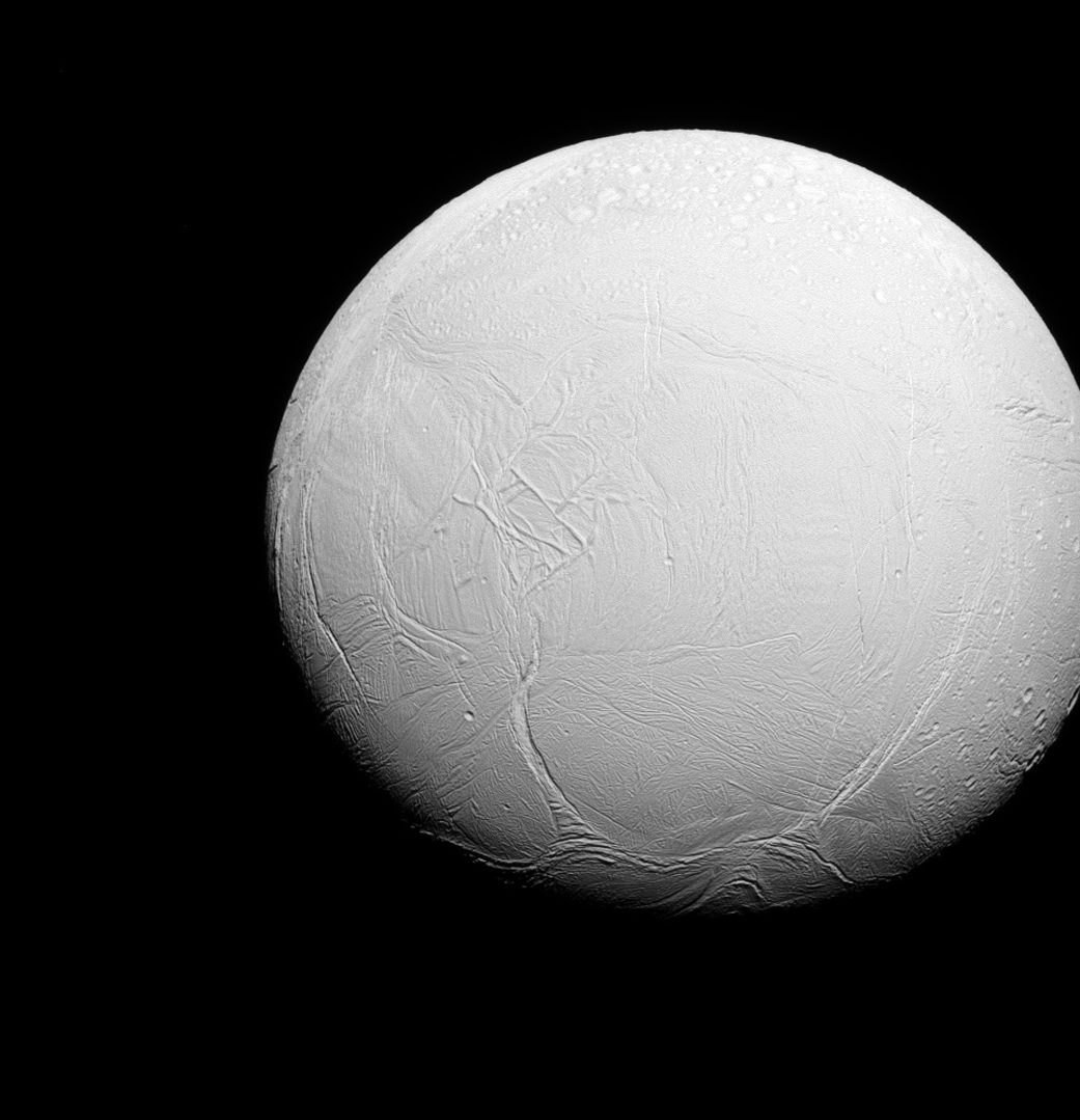 NASA spacecraft to fly through icy spray of Saturn moon