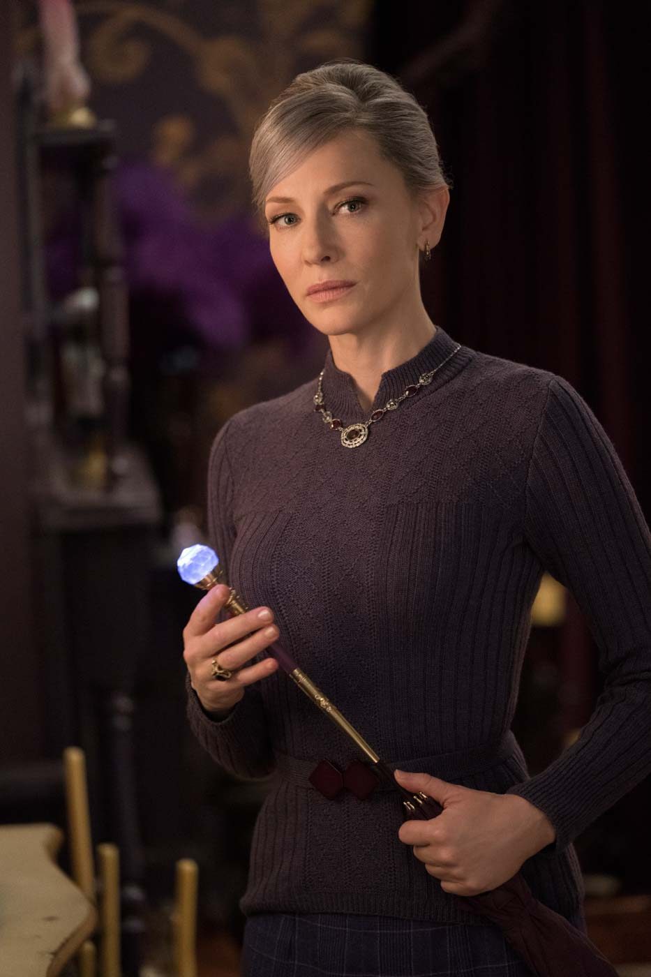 QUEEN CATE. Cate Blanchett plays Mrs. Zimmerman, a brilliant witch with a tragic past, in 'The House With A Clock in Its Walls.'  