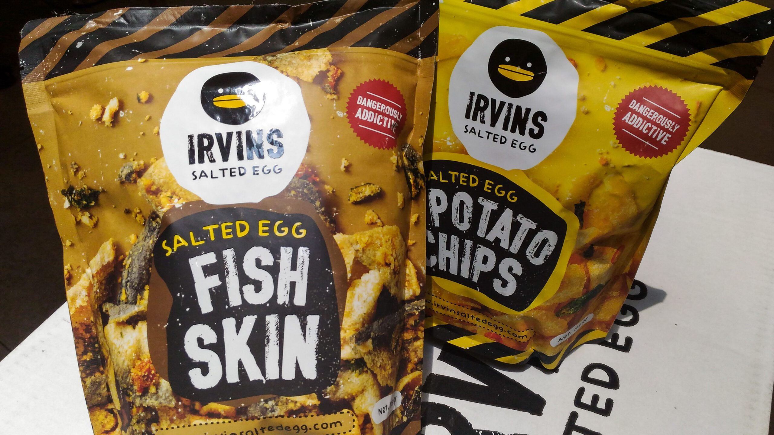 Irvins Salted Egg chips are in Manila!