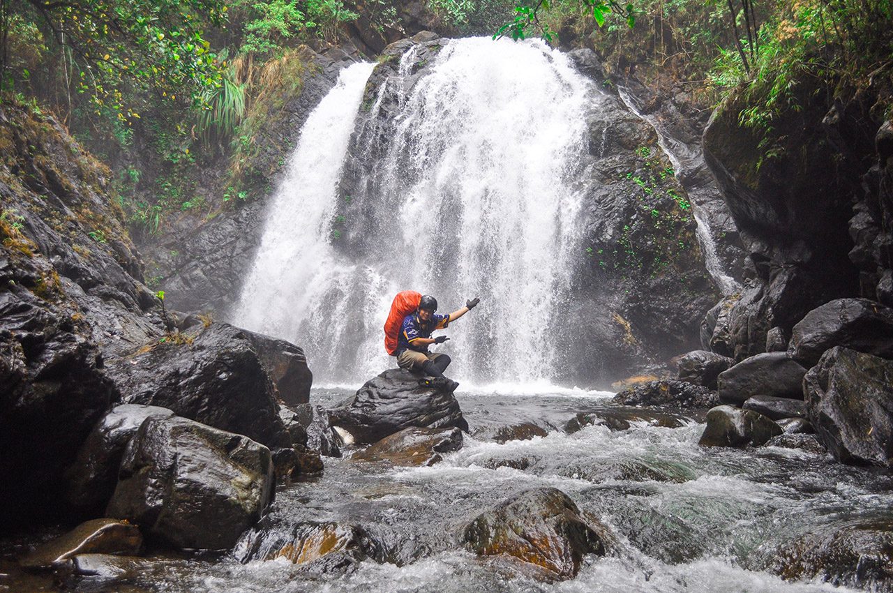 NATURAL SPLENDOR. Estrella's 64th waterfall is a visual treat to adventure junkies. Photo courtesy of Jehson Cervancia/Narra Municipal Tourism Office 