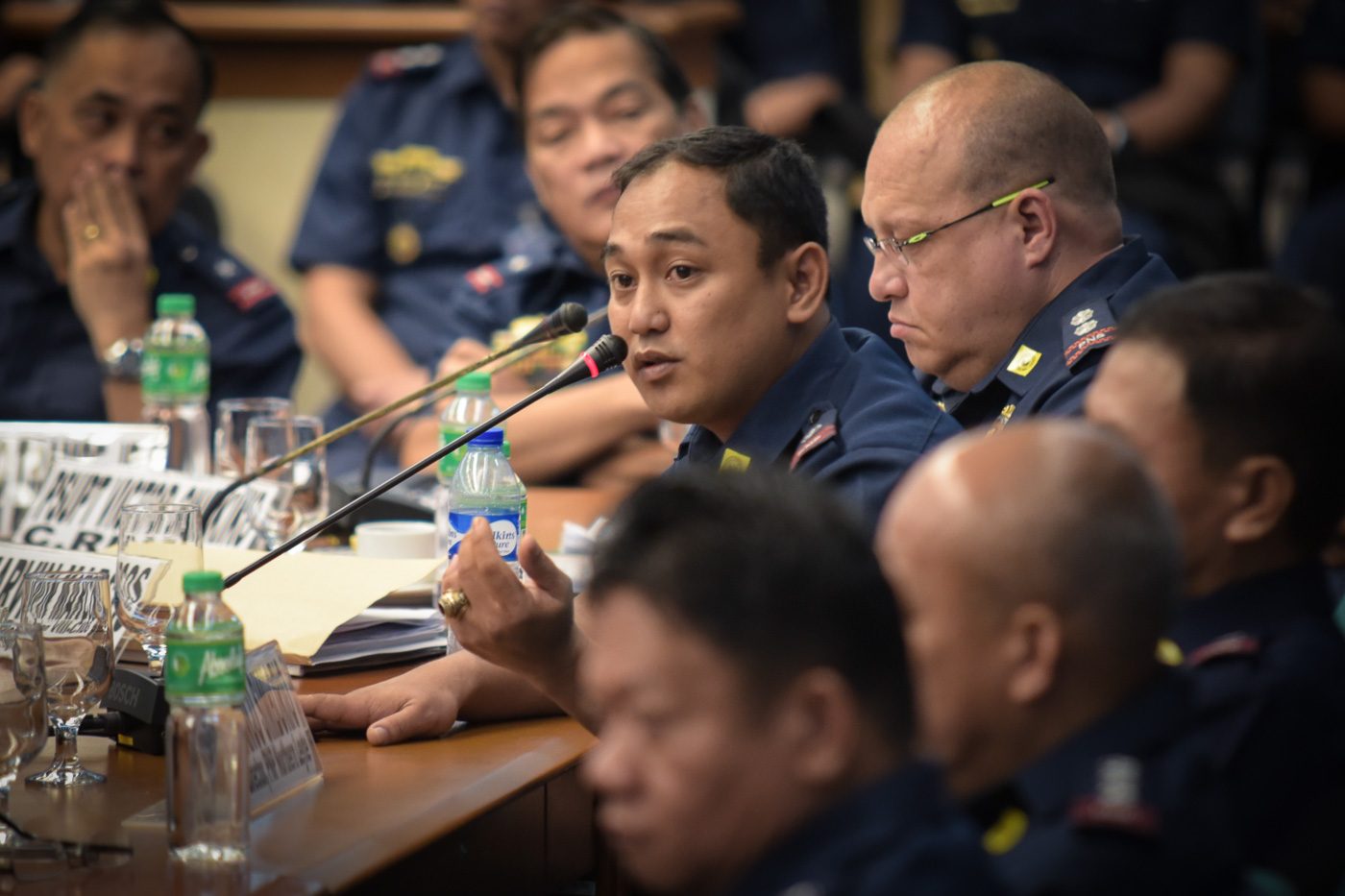 TEAM LEADER. Chief Inspector Leo Laraga, who led the CIDG 8 team in serving a search warrant against Espinosa in jail. Photo by LeAnne Jazul/Rappler 