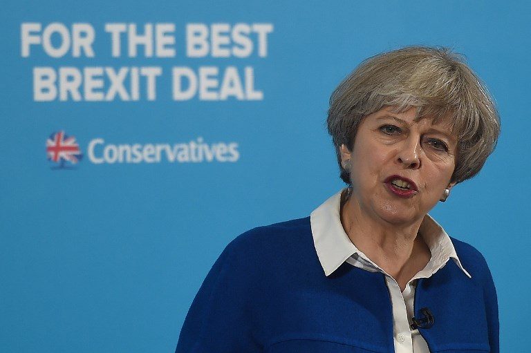 Poll dive hits British PM’s election battle