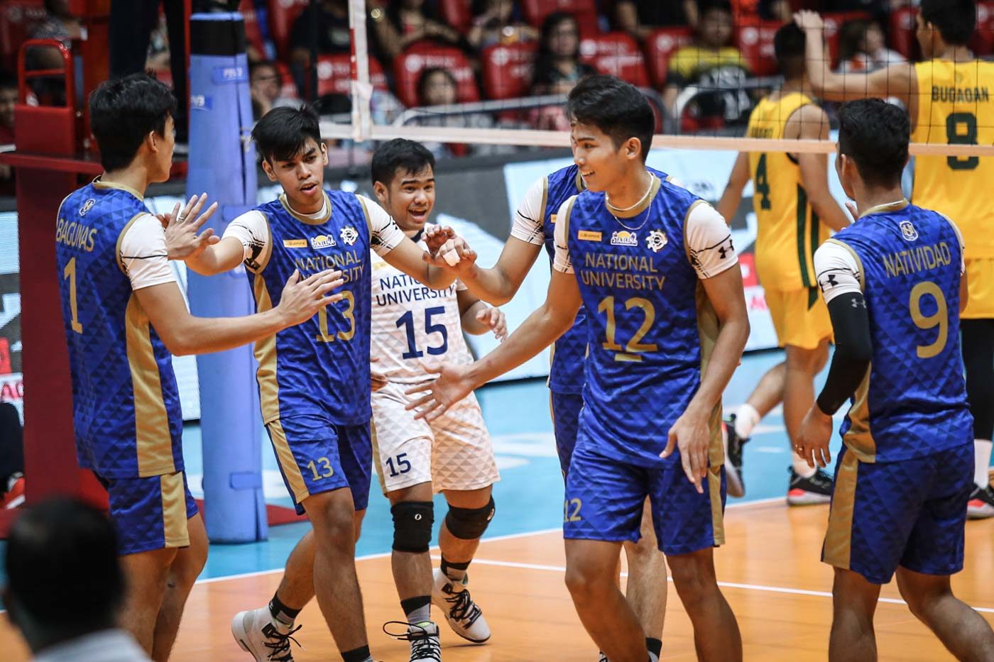 Men’s volleyball: League leaders NU, FEU continue to roll