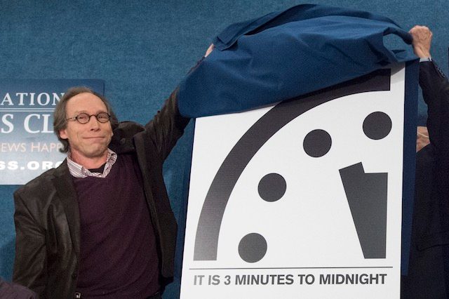 ‘Doomsday’ clock remains at 3 minutes to midnight
