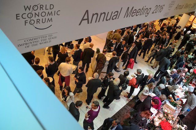 Terror threat, slowing growth in focus as Davos gets under way