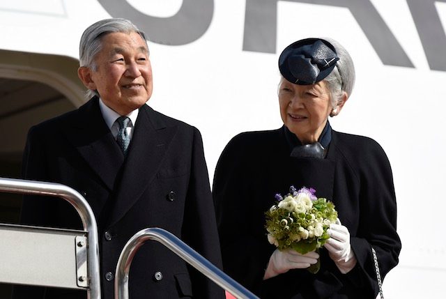 Japan’s imperial couple arrives in PH for state visit