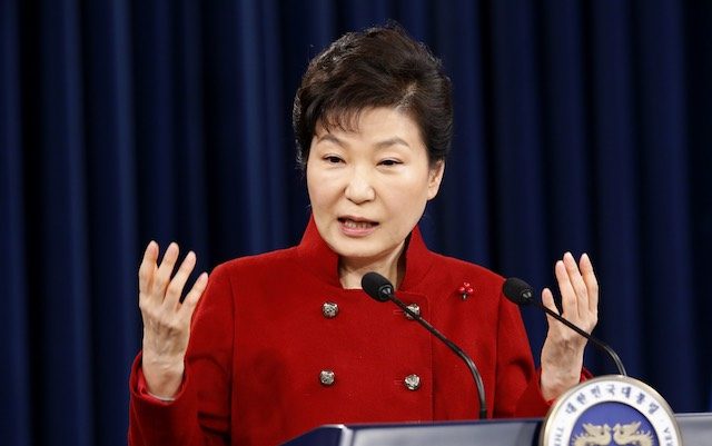 South Korea’s Park says North preparing nuclear test